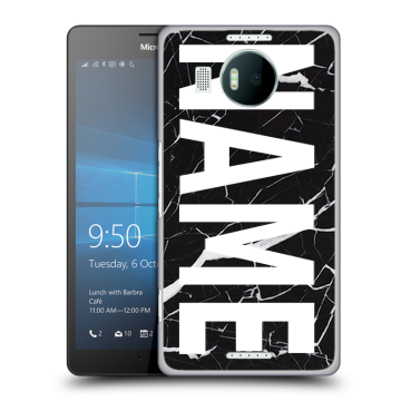 Пластиковый чехол на Microsoft Lumia 950 XL с принтом NAME