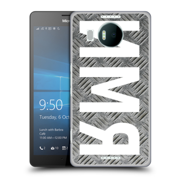 Пластиковый чехол на Microsoft Lumia 950 XL с принтом ИМЯ