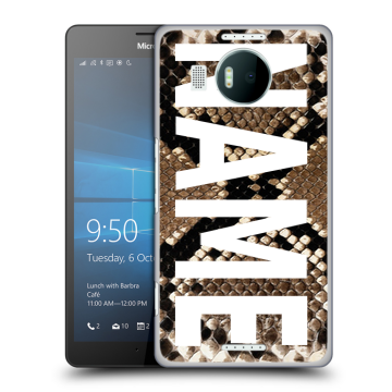 Пластиковый чехол на Microsoft Lumia 950 XL с принтом NAME
