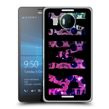 Пластиковый чехол на Microsoft Lumia 950 XL с принтом ИМЯ