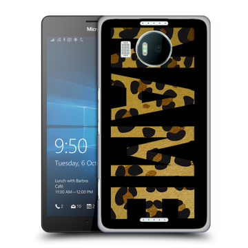Пластиковый чехол на Microsoft Lumia 950 XL с принтом NAME