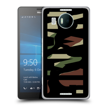 Пластиковый чехол на Microsoft Lumia 950 XL с принтом NAME