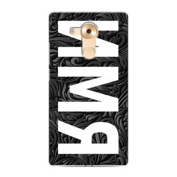 Силиконовый чехол на Huawei Mate 8 с принтом ИМЯ