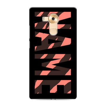 Силиконовый чехол на Huawei Mate 8 с принтом NAME
