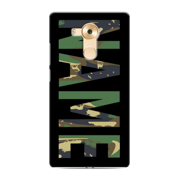 Силиконовый чехол на Huawei Mate 8 с принтом NAME