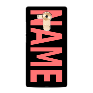 Силиконовый чехол на Huawei Mate 8 с принтом NAME