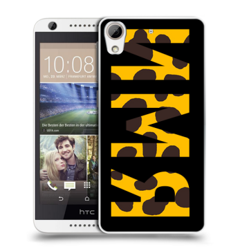Силиконовый чехол на HTC Desire 626 с принтом ИМЯ
