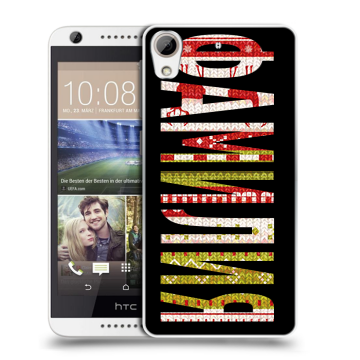 Силиконовый чехол на HTC Desire 626 с принтом ФАМИЛИЯ