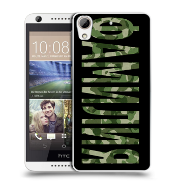 Силиконовый чехол на HTC Desire 626 с принтом ФАМИЛИЯ