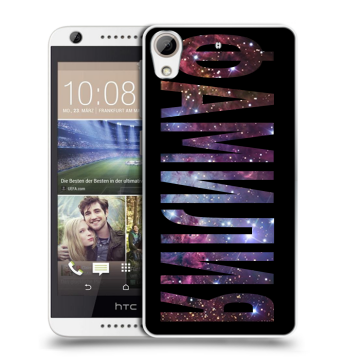 Силиконовый чехол на HTC Desire 626 с принтом ФАМИЛИЯ
