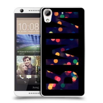 Силиконовый чехол на HTC Desire 626 с принтом ИМЯ