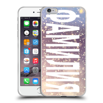 Пластиковый чехол на Iphone 6s Plus с принтом ФАМИЛИЯ