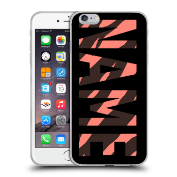 Пластиковый чехол на Iphone 6s Plus с принтом NAME
