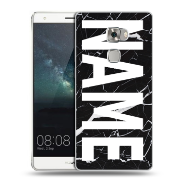 Пластиковый чехол на Huawei Mate S с принтом NAME