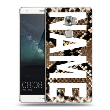 Пластиковый чехол на Huawei Mate S с принтом NAME