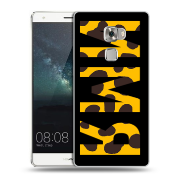 Пластиковый чехол на Huawei Mate S с принтом ИМЯ