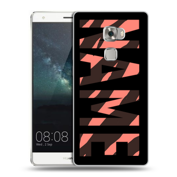 Пластиковый чехол на Huawei Mate S с принтом NAME