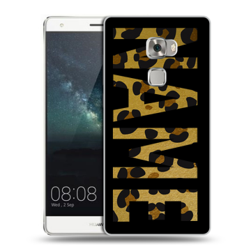 Пластиковый чехол на Huawei Mate S с принтом NAME