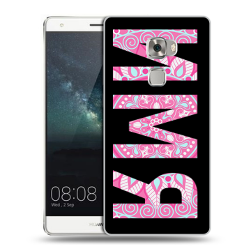 Пластиковый чехол на Huawei Mate S с принтом ИМЯ