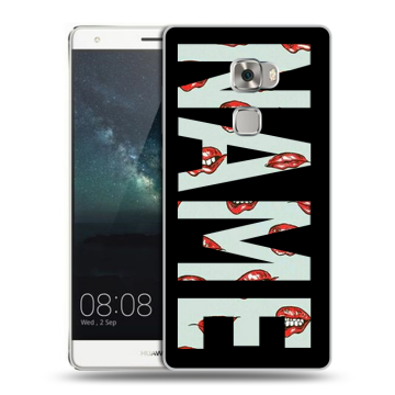Пластиковый чехол на Huawei Mate S с принтом NAME