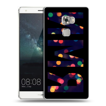 Пластиковый чехол на Huawei Mate S с принтом ИМЯ