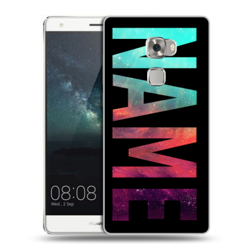 Пластиковый чехол на Huawei Mate S с принтом NAME