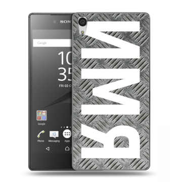 Силиконовый чехол на Sony Xperia Z5 Premium с принтом ИМЯ