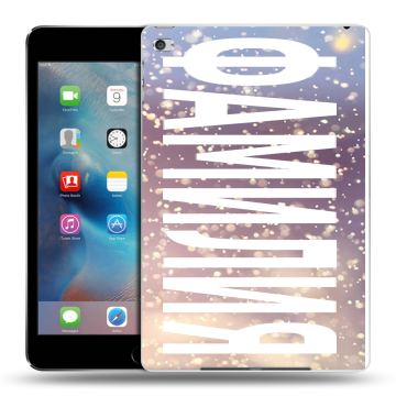Пластиковый чехол на Ipad Mini 4 с принтом ФАМИЛИЯ