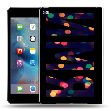 Пластиковый чехол на Ipad Mini 4 с принтом ИМЯ