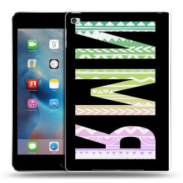 Пластиковый чехол на Ipad Mini 4 с принтом ИМЯ