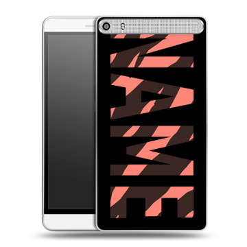 Пластиковый чехол на Lenovo Phab Plus с принтом NAME