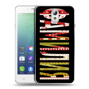 Силиконовый чехол на Lenovo Vibe P1m с принтом ФАМИЛИЯ
