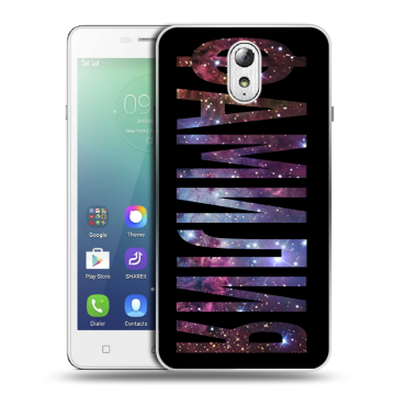 Силиконовый чехол на Lenovo Vibe P1m с принтом ФАМИЛИЯ