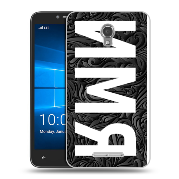 Пластиковый чехол на Alcatel OneTouch Pixi First с принтом ИМЯ