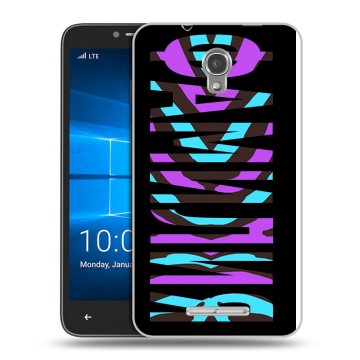 Пластиковый чехол на Alcatel OneTouch Pixi First с принтом ФАМИЛИЯ
