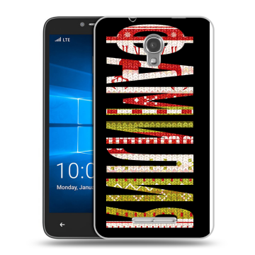 Пластиковый чехол на Alcatel OneTouch Pixi First с принтом ФАМИЛИЯ