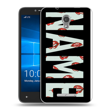 Пластиковый чехол на Alcatel OneTouch Pixi First с принтом NAME