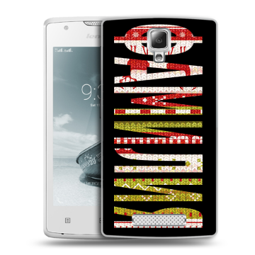 Пластиковый чехол на Lenovo A1000 с принтом ФАМИЛИЯ