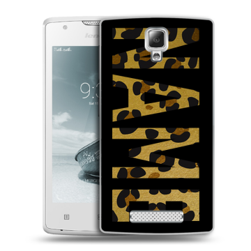 Пластиковый чехол на Lenovo A1000 с принтом NAME