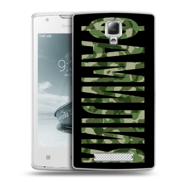 Пластиковый чехол на Lenovo A1000 с принтом ФАМИЛИЯ