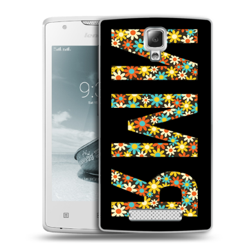 Пластиковый чехол на Lenovo A1000 с принтом ИМЯ
