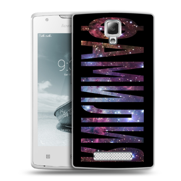 Пластиковый чехол на Lenovo A1000 с принтом ФАМИЛИЯ