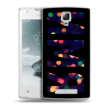 Пластиковый чехол на Lenovo A1000 с принтом ИМЯ