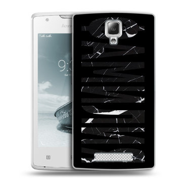 Пластиковый чехол на Lenovo A1000 с принтом ФАМИЛИЯ