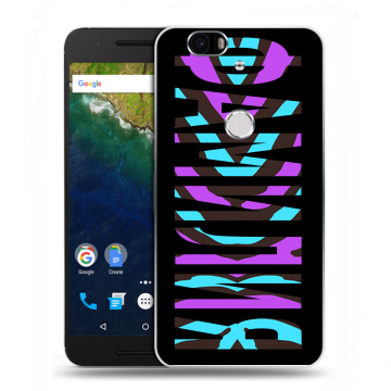 Силиконовый чехол на Google Huawei Nexus 6P с принтом ФАМИЛИЯ