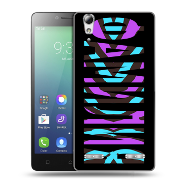 Силиконовый чехол на Lenovo A6010 с принтом ФАМИЛИЯ