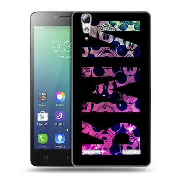 Силиконовый чехол на Lenovo A6010 с принтом ИМЯ