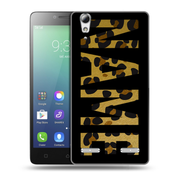 Силиконовый чехол на Lenovo A6010 с принтом NAME
