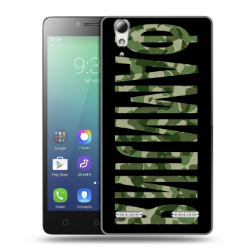 Силиконовый чехол на Lenovo A6010 с принтом ФАМИЛИЯ