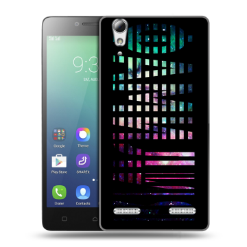 Силиконовый чехол на Lenovo A6010 с принтом ФАМИЛИЯ